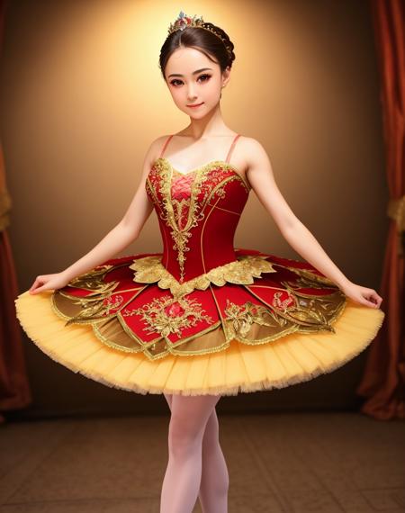 03636-746837409-Masterpiece, absurdres,HDR ,highly detailed eyes and face, Primaballerina_tutu, short tutu,  a woman in a ballgown is posing for.png